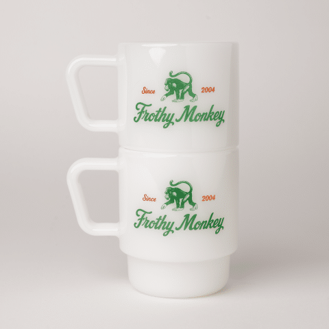 Vintage Milk Glass Mug