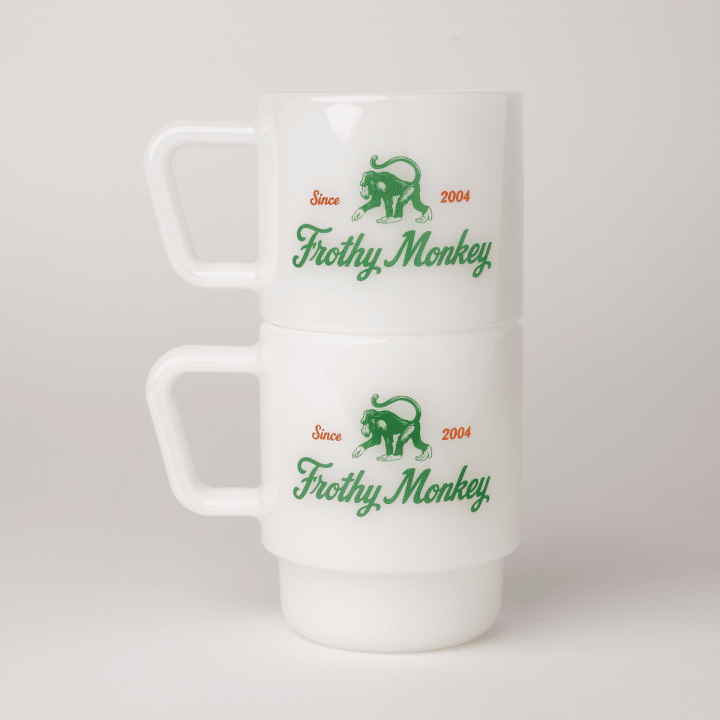 Vintage Milk Glass Mug - Image 2