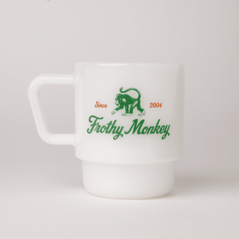 Vintage Milk Glass Mug