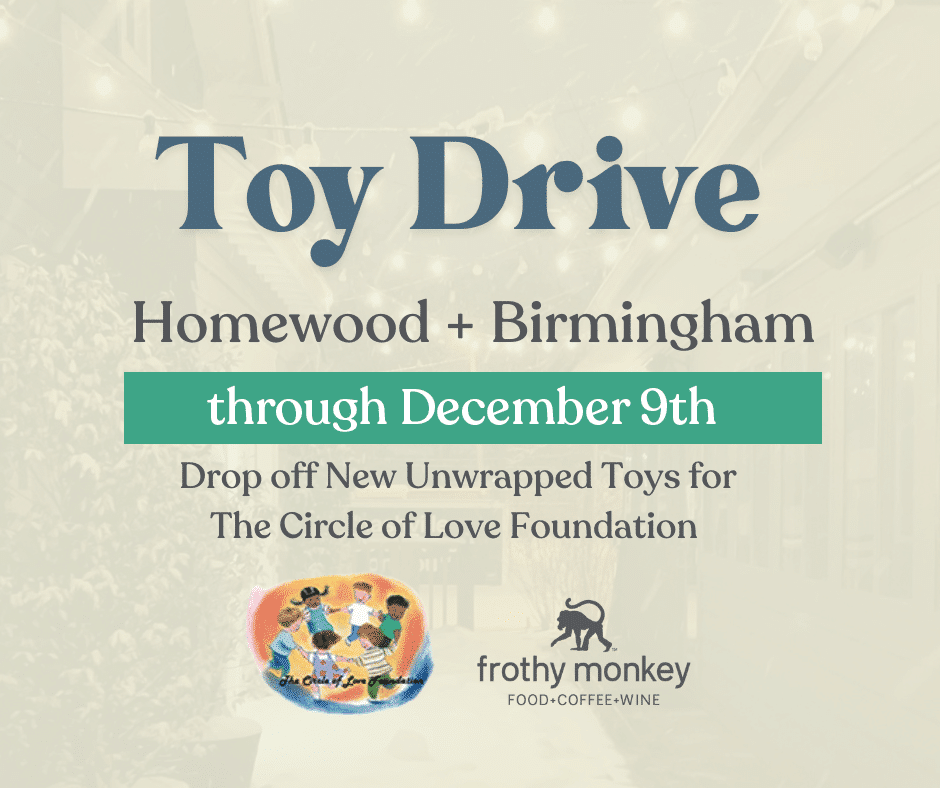 2025 Circle of Love Toy Drive at Frothy Monkey